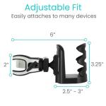 Adjustable Cup Holder for Walkers and Wheelchairs
