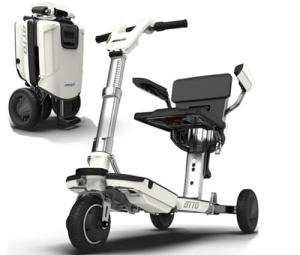 ATTO Folding Electric Mobility Scooter with Arm Rests