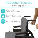 Vive Wheelchair Sheepskin Seat and Backrest Pad