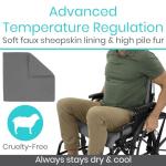 Vive Wheelchair Sheepskin Seat and Backrest Pad
