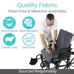 Vive Wheelchair Sheepskin Seat and Backrest Pad