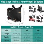 Heavy Duty Mobility Scooter Cover with Reflective Strips