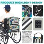 Insulated Wheelchair Backpack with Crutches Pockets