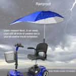 Sun Shade Canopy for Mobility Scooters and Umbrellas