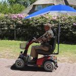 Sun Shade Canopy for Mobility Scooters and Umbrellas