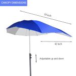 Sun Shade Canopy for Mobility Scooters and Umbrellas