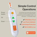 Portable Bath Lift with Ergonomic Seat for Seniors