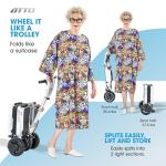 ATTO Folding Electric Mobility Scooter with Arm Rests