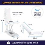 Electric Bath Lift Chair for Seniors - Bellavita Dive