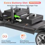 Lightweight 4-Wheel Mobility Scooter for Seniors