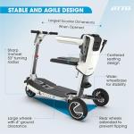 ATTO Folding Electric Mobility Scooter with Arm Rests