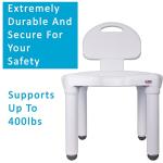 Carex Shower Chair for Seniors with Backrest