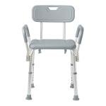 Medline Shower Chair with Backrest and Padded Arms