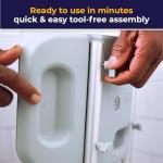 Adjustable Shower Chair with Back for Seniors