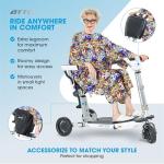 ATTO Folding Electric Mobility Scooter with Arm Rests