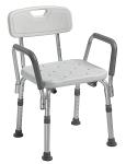 Drive Medical Adjustable Shower Chair with Back Support