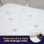 Drive Medical Adjustable Shower Chair with Back Support