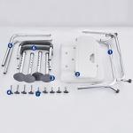 Heavy-Duty Shower Chair with Arms and Back