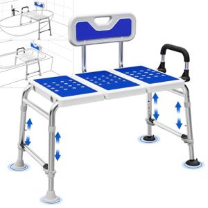 Adjustable Shower Bench for Easy Bath Transfers