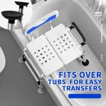 Adjustable Shower Bench for Easy Bath Transfers