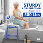 Adjustable Shower Bench for Easy Bath Transfers