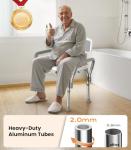 Heavy-Duty Shower Chair with Arms and Back