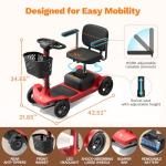 Glashow S1 4-Wheel Mobility Scooter for Seniors