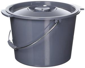 Medline Commode Bucket with Lid and Handle
