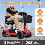Glashow S1 4-Wheel Mobility Scooter for Seniors