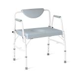 Heavy-Duty Bariatric Drop-Arm Commode Chair