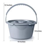 McKesson Commode Replacement Bucket with Handle