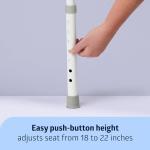 Medline Drop Arm Commode Chair for Seniors