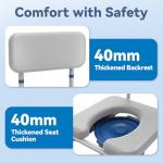 Loyoda Adjustable Drop Arm Bedside Commode