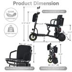 Lightweight Folding Mobility Scooter for Seniors