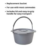 McKesson Commode Replacement Bucket with Handle