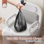 Upgraded Bedside Commode for Seniors and Disabled