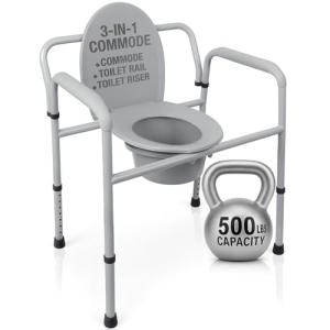 Vive 3-in-1 Commode Chair for Seniors