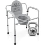 Vive 3-in-1 Commode Chair for Heavy Weight