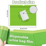 50 Commode Liners with Absorbent Pads and Vanilla