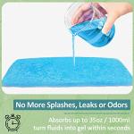 Disposable Commode Liners with Super Absorbent Pads 50 Pack