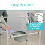 Vive 3-in-1 Commode Chair for Heavy Weight