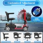 Ecomobi 4-Wheel Mobility Scooter for Seniors