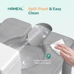 Raised Toilet Seat Riser with Handles for Seniors