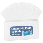 Disposable Commode Pads for Seniors - 80 Count