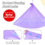 Lemon Scented Disposable Commode Liners - 120 Packs