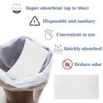 Disposable Commode Pads for Seniors - 80 Count