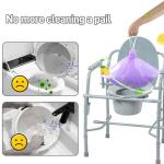 Lemon Scented Disposable Commode Liners - 120 Packs