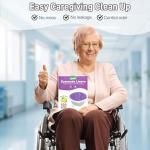 Lemon Scented Disposable Commode Liners - 120 Packs