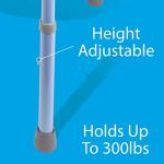 Carex 3-in-1 Folding Commode and Raised Toilet Seat