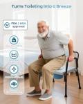 Heavy Duty Bariatric Commode Chair for Seniors